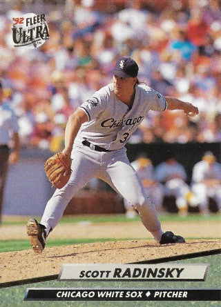 1992 Fleer Ultra Baseball Card #340 Scott Radinsky