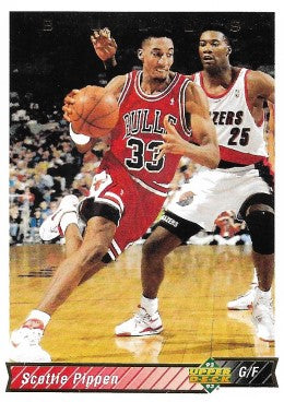 1992-93 Upper Deck Basketball Card #133 Scottie Pippen