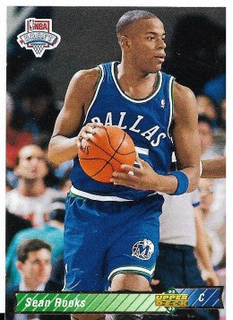 1992-93 Upper Deck Basketball Card #19 Sean Rooks - NBA Draft