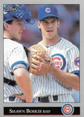1992 Leaf Baseball Card #162 Shawn Boskie