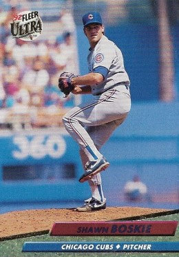 1992 Fleer Ultra Baseball Card #466 Shawn Boskie