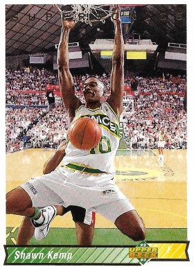 1992-93 Upper Deck Basketball Card #240 Shawn Kemp