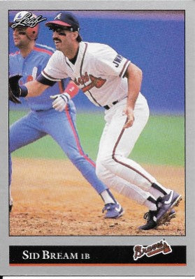 1992 Leaf Baseball Card #242 Sid Bream