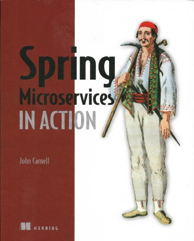 Spring Microservices in Action - Front Cover