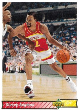 1992-93 Upper Deck Basketball Card #142 Stacey Augmon