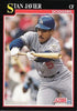 1991 Score Baseball Card #281 Stan Javier