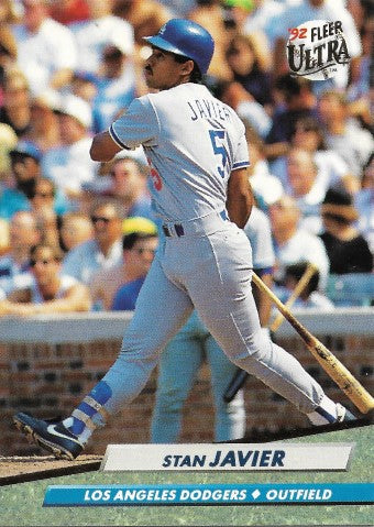 1992 Fleer Ultra Baseball Card #212 Stan Javier