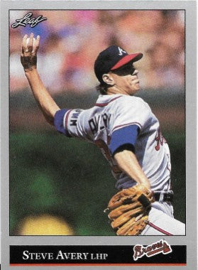 1992 Leaf Baseball Card #59 Steve Avery