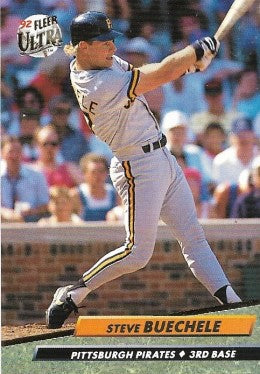 1992 Fleer Ultra Baseball Card #252 Steve Buechele
