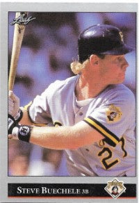 1992 Leaf Baseball Card #91 Steve Buechele