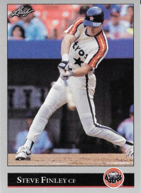 1992 Leaf Baseball Card #66 Steve Finley