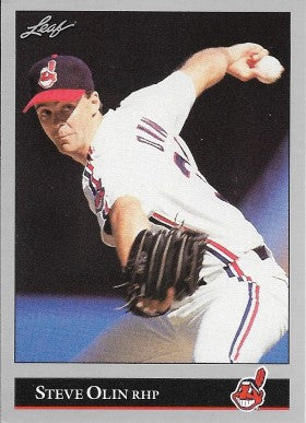 1992 Leaf Baseball Card #141 Steve Olin
