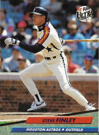 1992 Fleer Ultra Baseball Card #202 Steve Finley