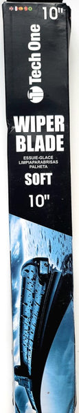 Tech One - Premium Universal All-Season Soft Windshield Wiper Blade 10” - Pack of 1