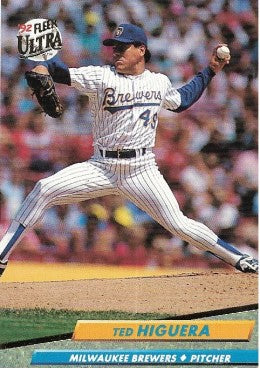 1992 Fleer Ultra Baseball Card #80 Ted Higuera