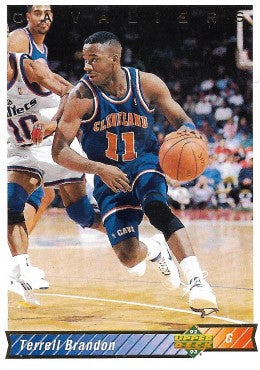 1992-93 Upper Deck Basketball Card #245 Terrell Brandon