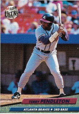 1992 Fleer Ultra Baseball Card #167 Terry Pendleton