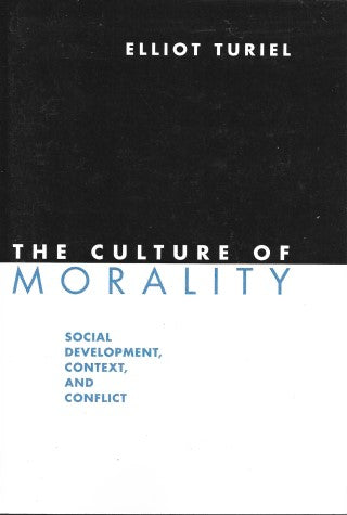 The Culture of Morality - Front Cover