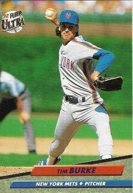 1992 Fleer Ultra Baseball Card #228 Tim Burke