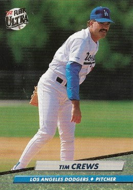 1992 Fleer Ultra Baseball Card #502 Tim Crews