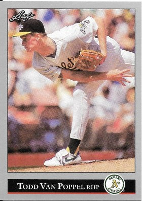 1992 Leaf Baseball Card #248 Todd Van Poppel