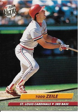 1992 Fleer Ultra Baseball Card #273 Todd Zeile