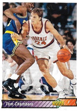 1992-93 Upper Deck Basketball Card #114 Tom Chambers
