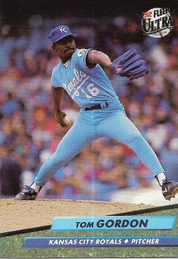 1992 Fleer Ultra Baseball Card #370 Tom Gordon