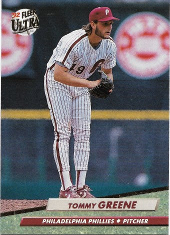1992 Fleer Ultra Baseball Card #242 Tommy Greene