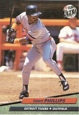 1992 Fleer Ultra Baseball Card #62 Tony Phillips