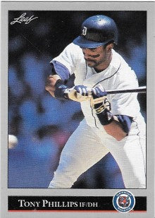 1992 Leaf Baseball Card #40 Tony Phillips