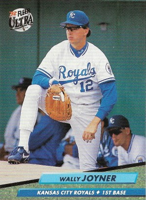 1992 Fleer Ultra Baseball Card #373 Wally Joyner