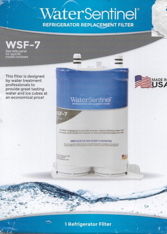 WaterSentinel WSF-7 Replacement Refrigerator Water Filter