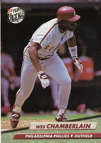 1992 Fleer Ultra Baseball Card #239 Wes Chamberlain