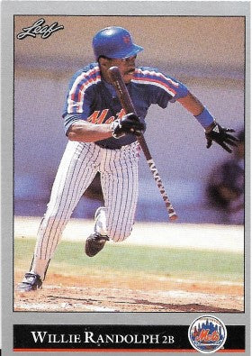 1992 Leaf Baseball Card #240 Willie Randolph