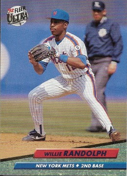 1992 Fleer Ultra Baseball Card #536 Willie Randolph