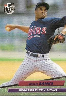 1992 Fleer Ultra Baseball Card #393 Willie Banks