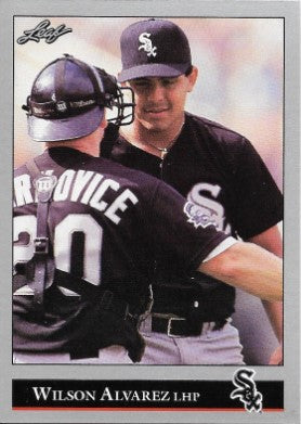 1992 Leaf Baseball Card #78 Wilson Alvarez