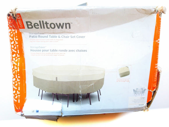 Classic Accessories Belltown StorageSaver™ Round Patio Table & Chair Set Cover