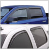 04-08 F-150 Super Crew Cab 4pcs Window Vent Visor Deflector Rain Guard (Dark Smoke)