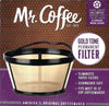 Mr. Coffee Basket-Style Gold Tone Permanent Filter