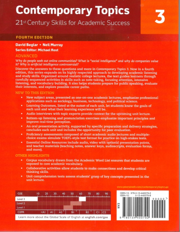 Modern Topics Contemporary Topics 3, 21st Century Skills for Academic Success – Near ...