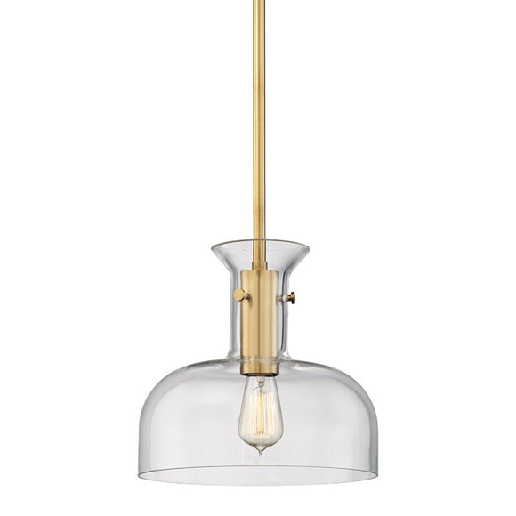 Hudson Valley Lighting Coffey Light Pendant – Aged Brass