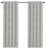 Urbanest Jacquard Scroll Drapery Curtain Panels, Natural, 50"x84", Set of 2