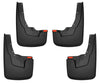 Husky Liners Front & Rear Mud Guards Fits 19-22 Dodge Ram Truck with Fender Flares, 4-pk