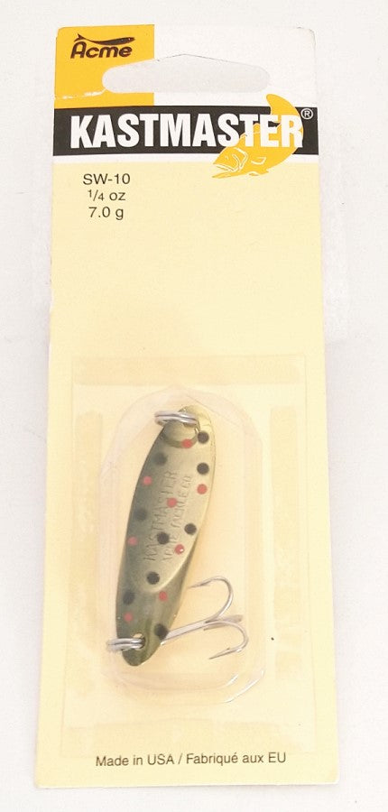 Acme Kastmaster Lure, Brook Trout, 1/4-Ounce – Near New Express