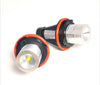 2Pcs E39 5W LED Angel Eyes Bulbs Halo Ring Marker Headlight Bulbs for BMW E39 E53 E60 E63