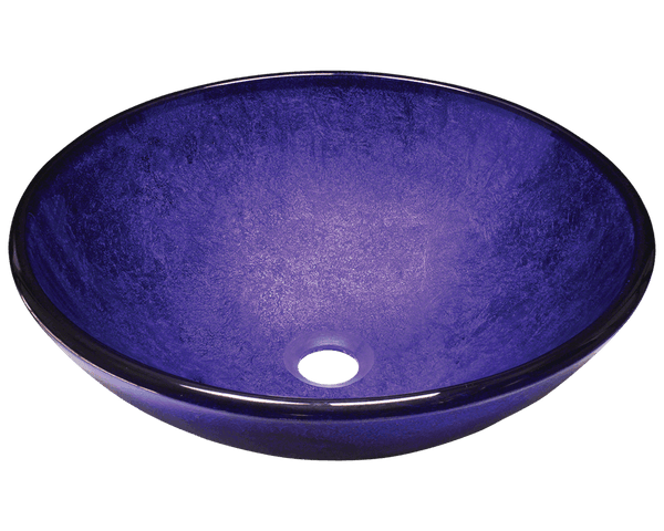 MR Direct 642 Foil Undertone Purple Glass Vessel Sink