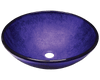 MR Direct 642 Foil Undertone Purple Glass Vessel Sink
