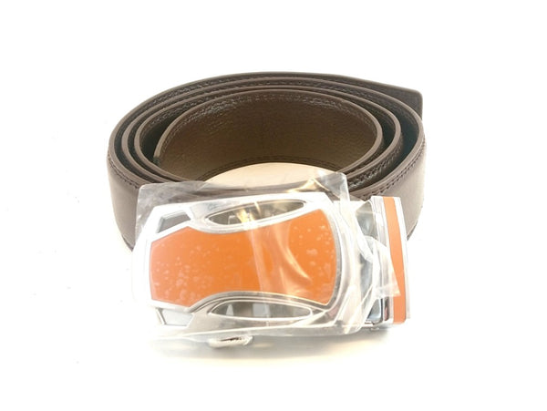 Men's Leather Ratchet Dress Belt 